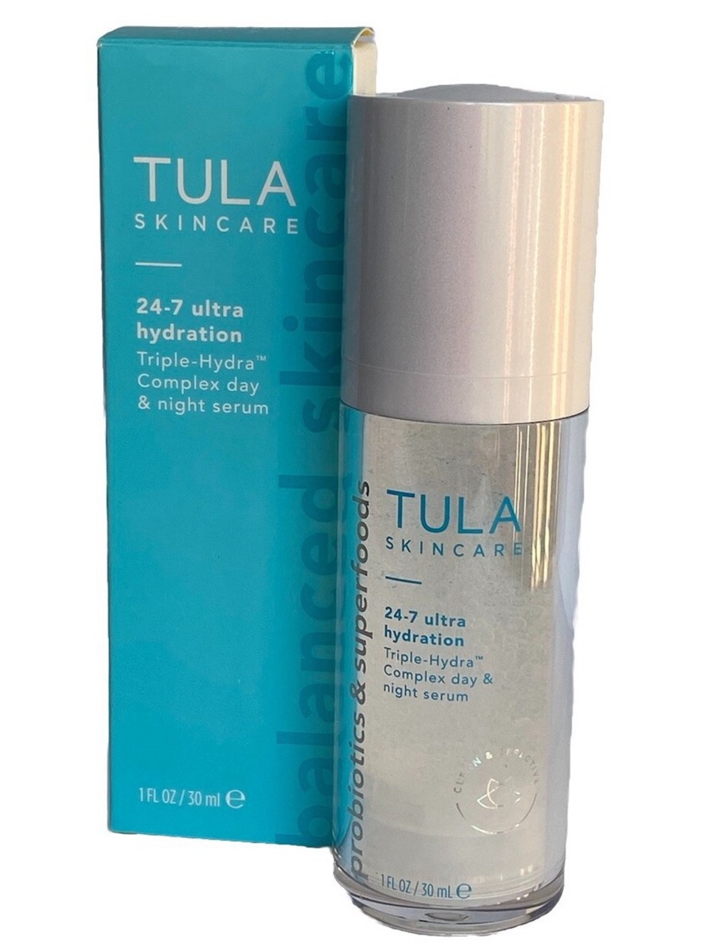 Tula 24-7 Ultra Hydration Triple-Hydra Complex Day & Night Serum - NEW